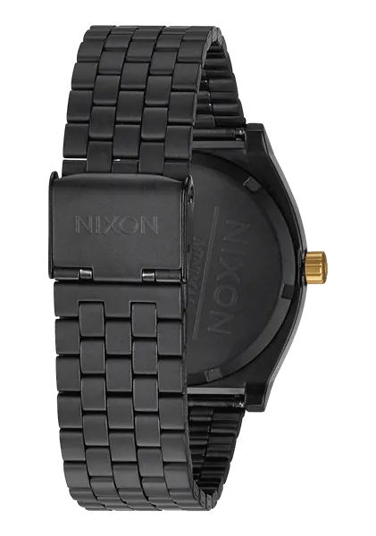 Nixon Time Teller Watch - Matte Black / Gold