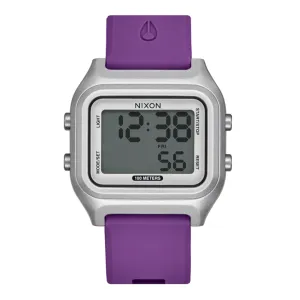 Nixon Unisex Ripper Watch - Silver/Purple