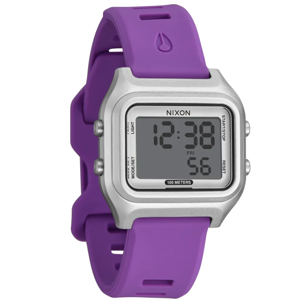 Nixon Unisex Ripper Watch - Silver/Purple