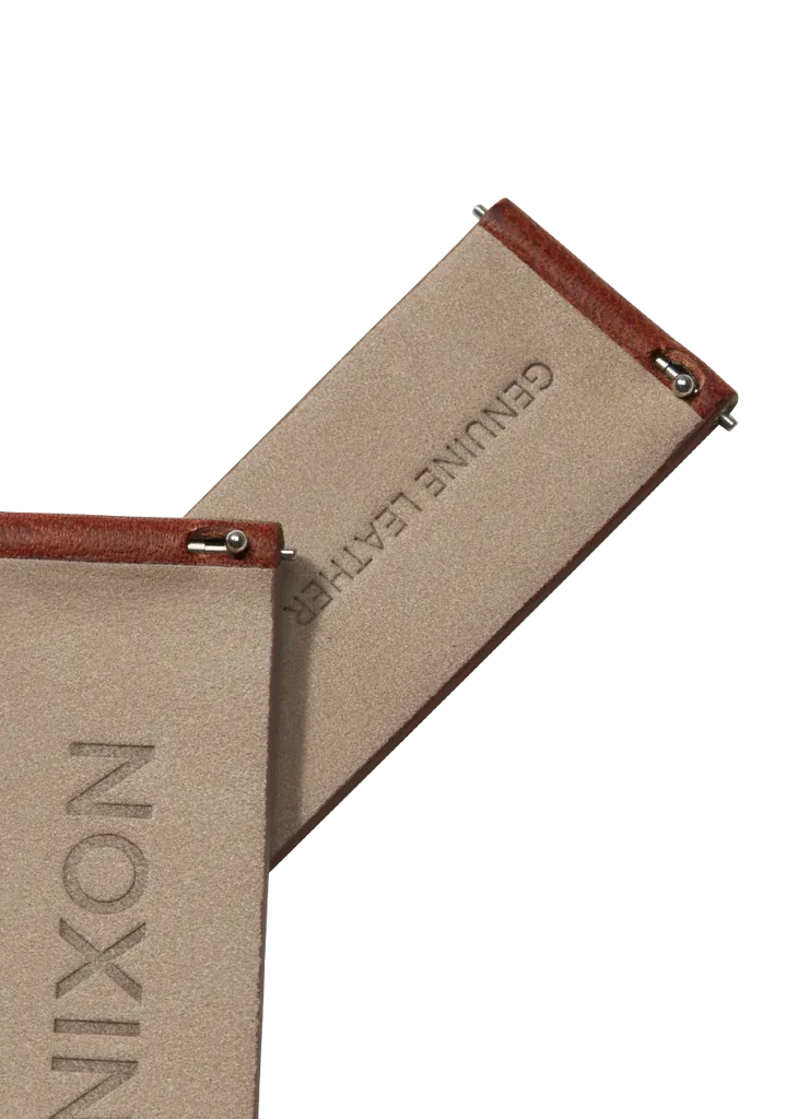 NIXON VEGETABLE TANNED BAND BROWN 23mm