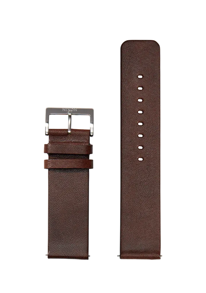 NIXON VEGETABLE TANNED BAND BROWN 23mm