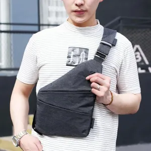 Nylon Multi-pocket, Multi-functional Shoulder Bag