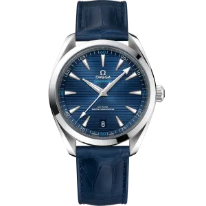 Omega Seamaster Aqua Terra 150M 41 mm, steel on leather strap