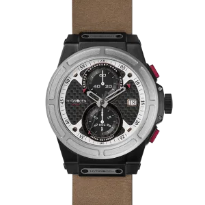 Otto Chrono Silver Black Nato