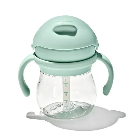 OXO Tot Transitions Straw Cup With Removable Handles 6 Oz- Opal