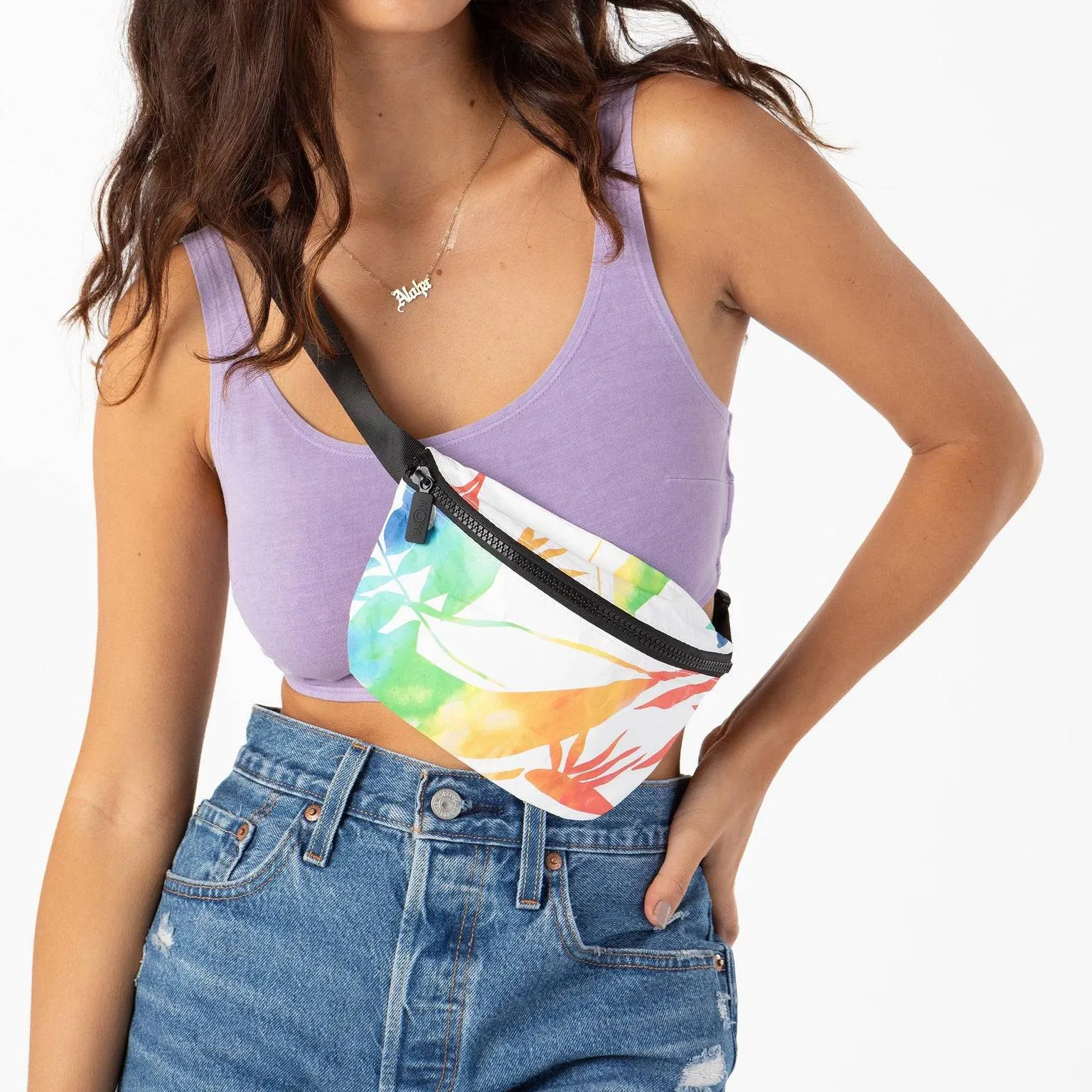 Painted Birds Hip Pack by Aloha Collection | Rainbow