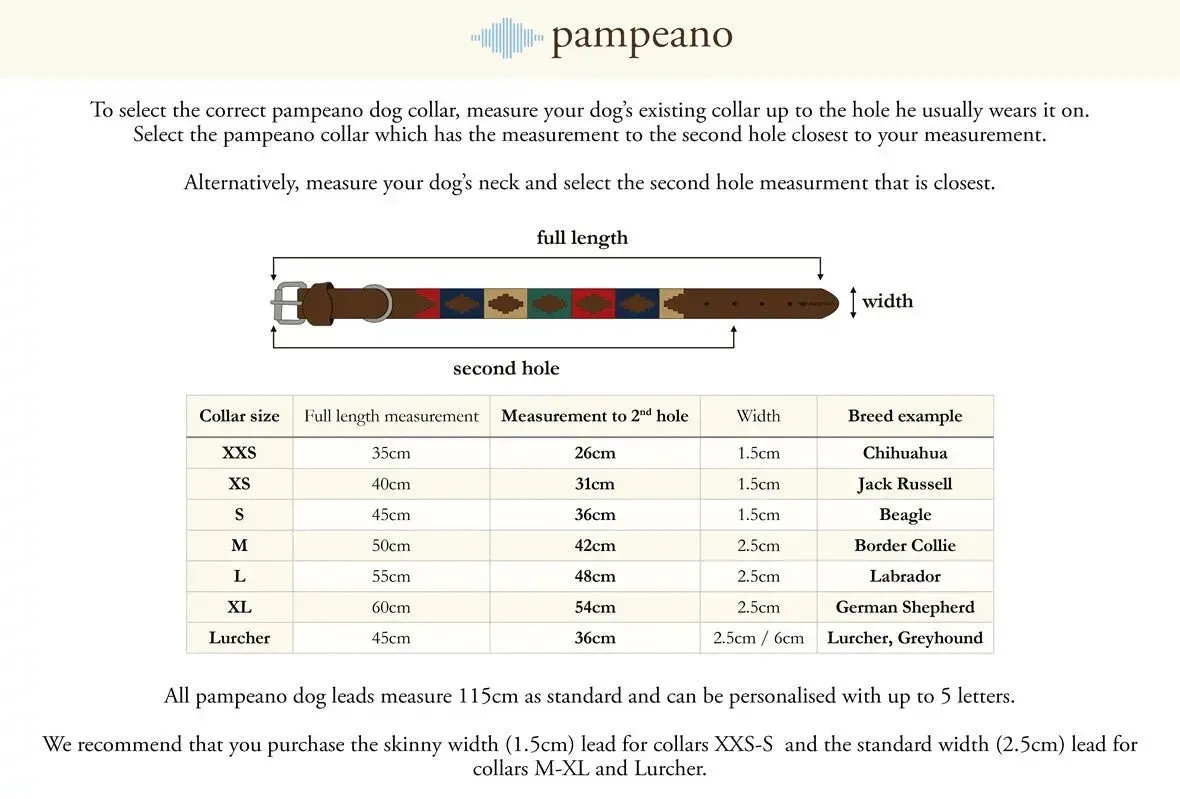PAMPEANO Dog Collar - Navidad