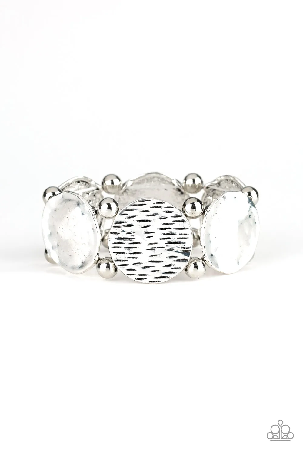 Paparazzi Boldly Basic - Silver