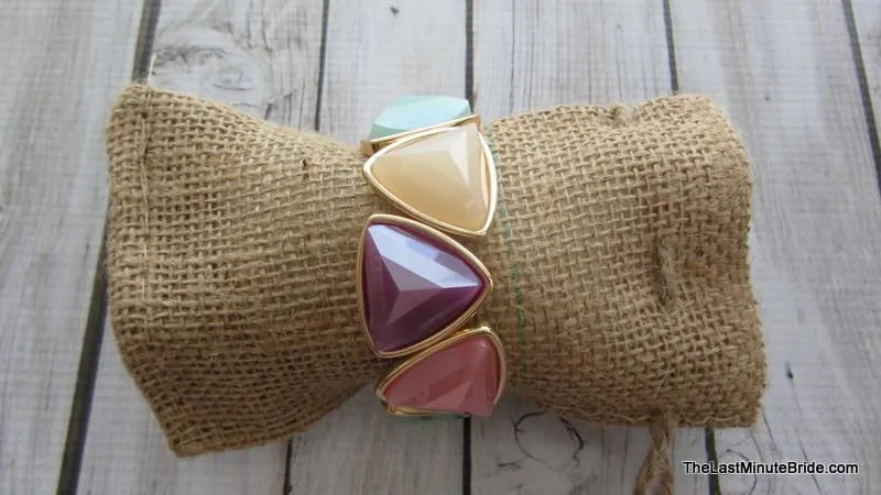 Pastel Multi Colored Stretch Bracelet