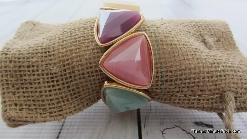 Pastel Multi Colored Stretch Bracelet