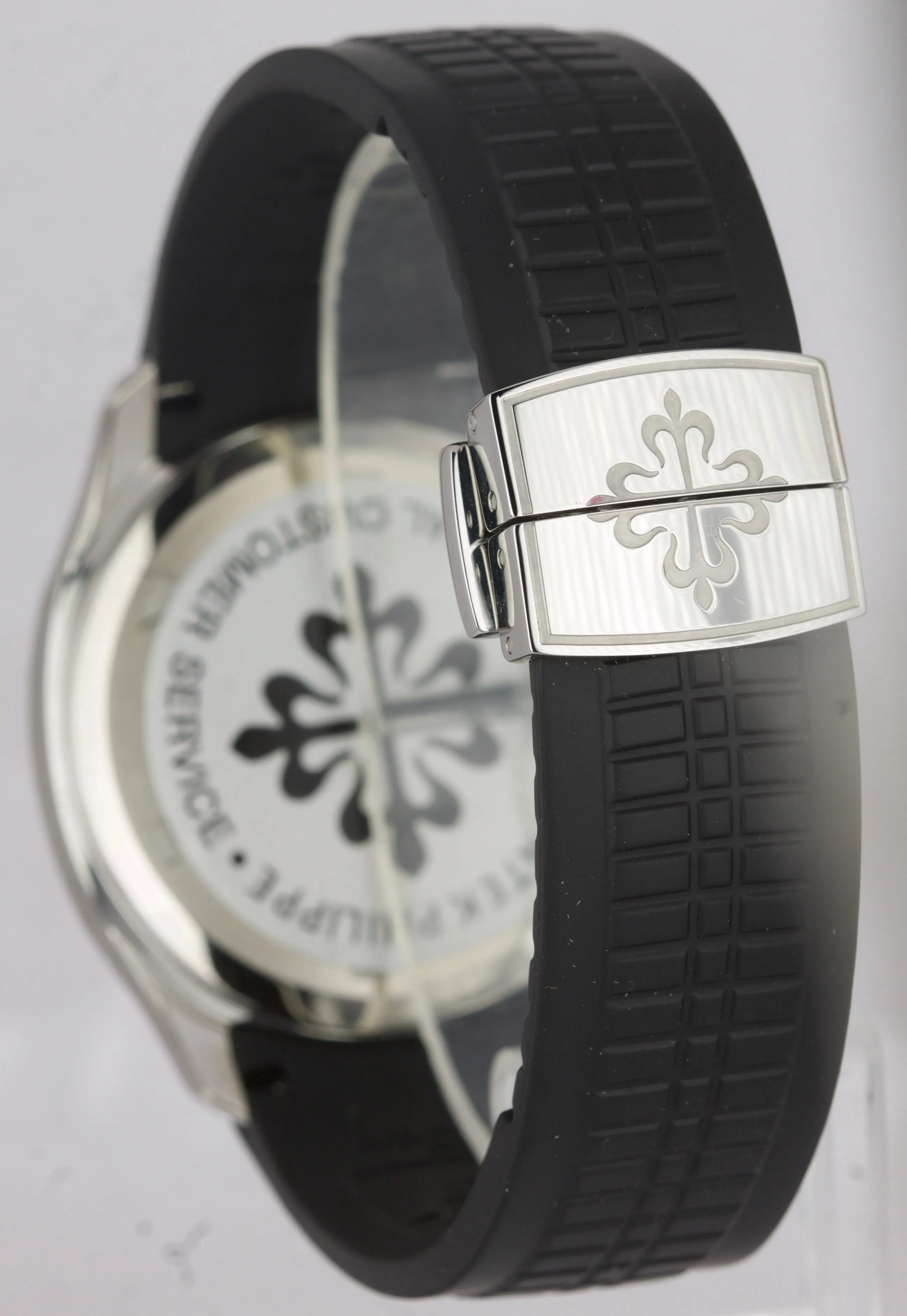 Patek Philippe Aquanaut Stainless Steel Black Jumbo 40mm Watch 5167 5167A-001