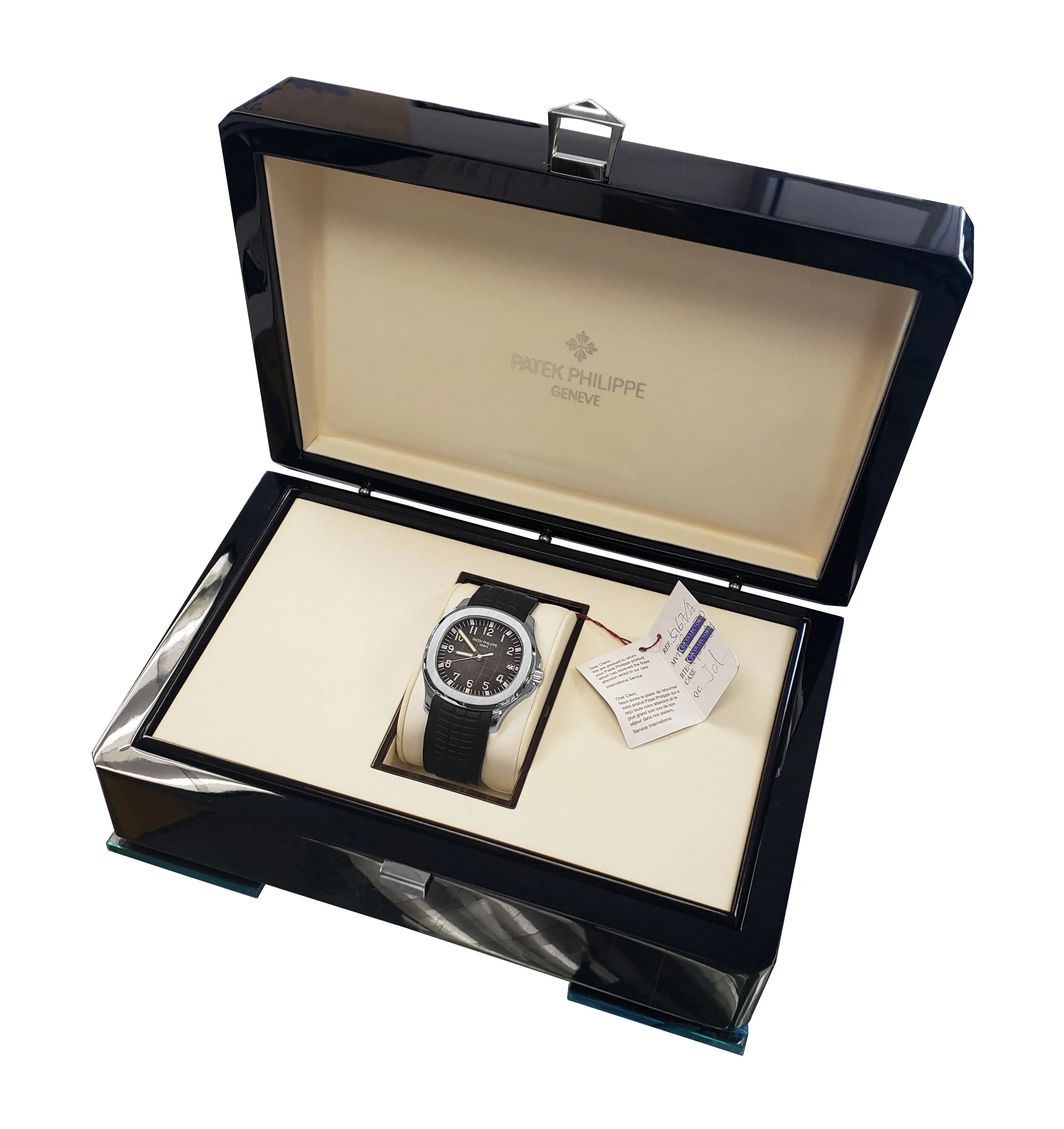 Patek Philippe Aquanaut Stainless Steel Black Jumbo 40mm Watch 5167 5167A-001
