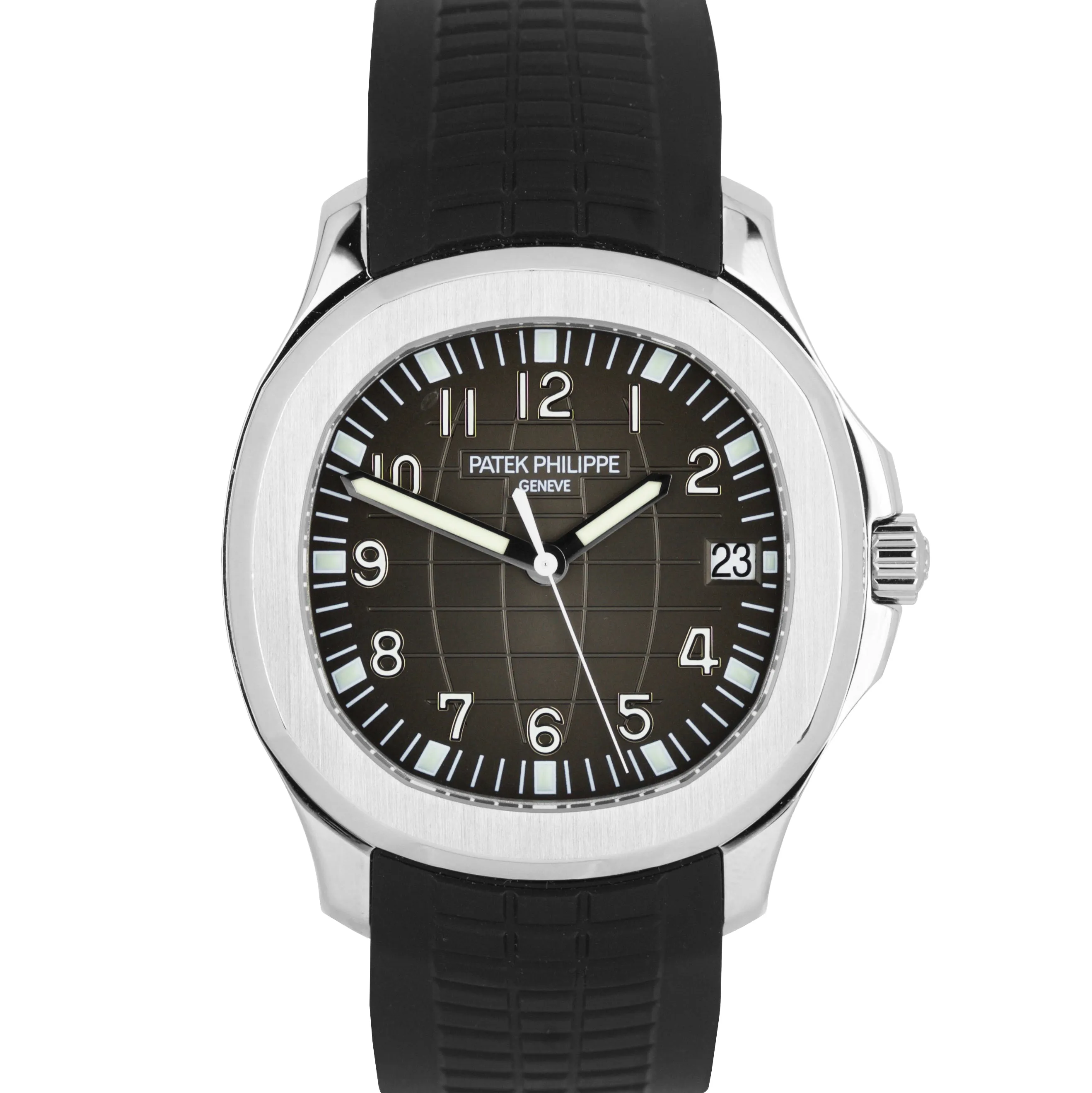 Patek Philippe Aquanaut Stainless Steel Black Jumbo 40mm Watch 5167 5167A-001