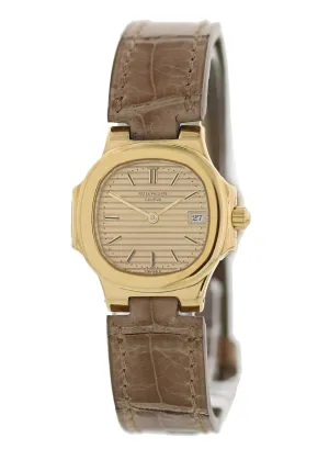Patek Philippe Nautilus 4700/051 18K Yellow Gold Ladies Watch Original Papers