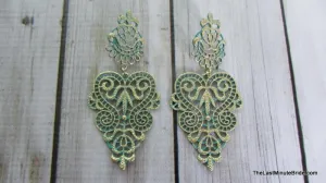 Patina Metal Earrings