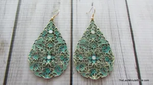 Patina Metal Earrings