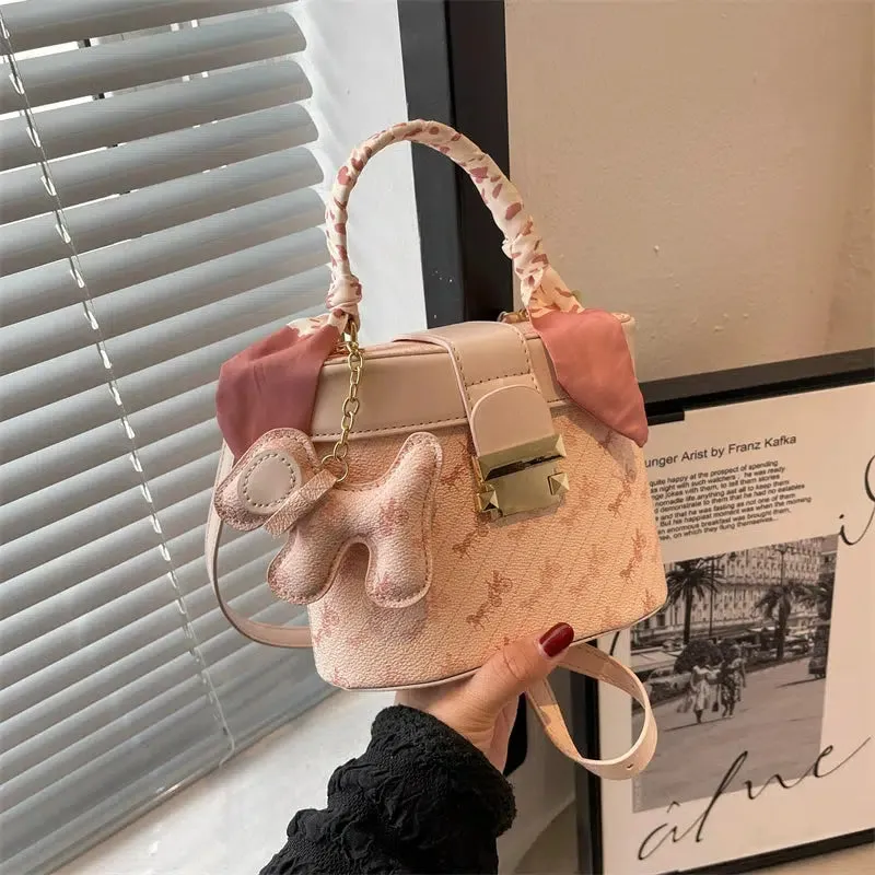 Patterned Small Square Bag