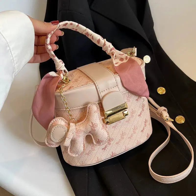 Patterned Small Square Bag