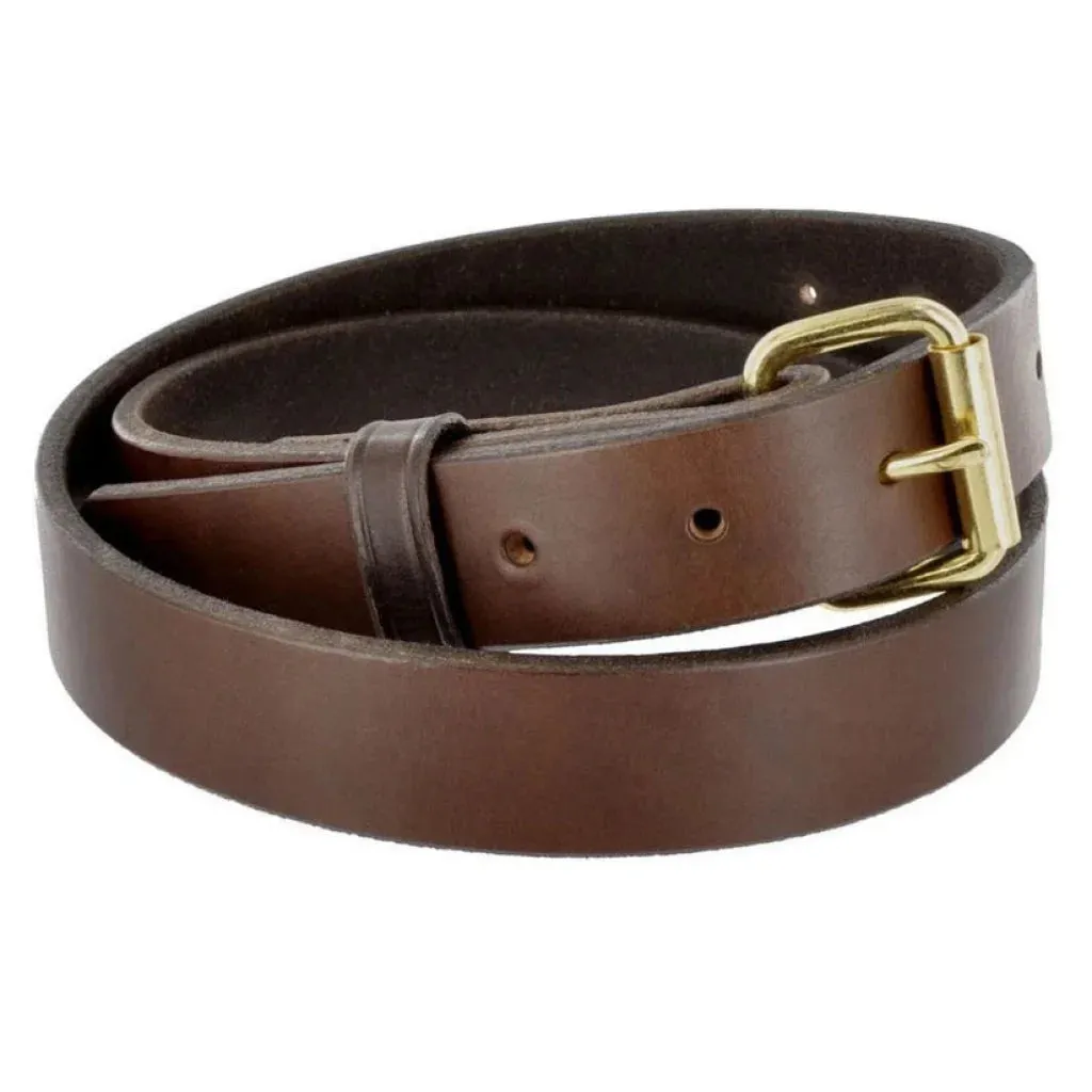 PB320 P&B Harness Plain Brown 1 1/4" Belt