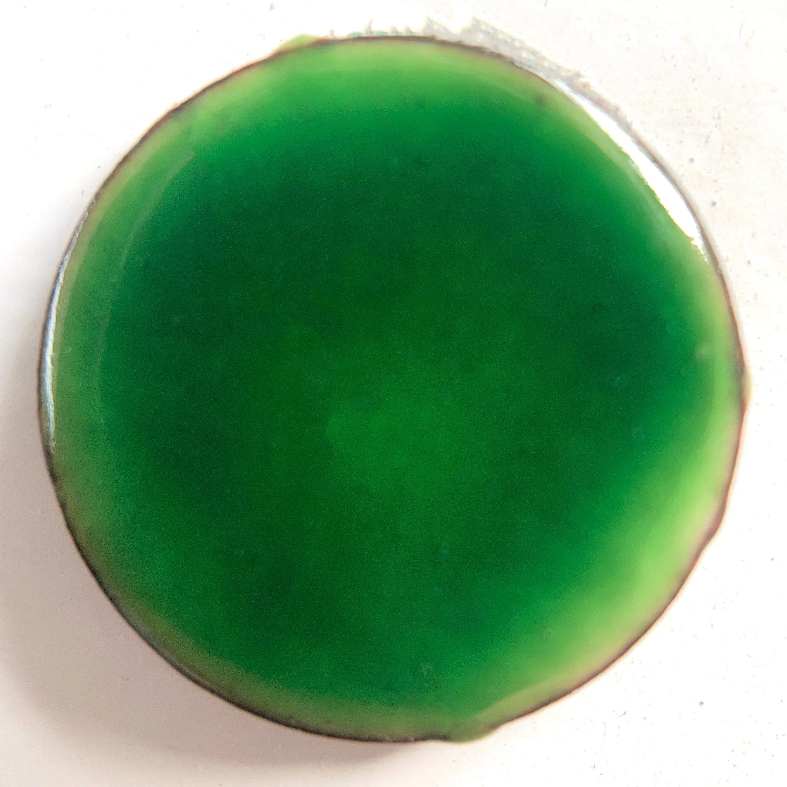 Pearly's Enamel Powder No. 229 Transparent Dark Green 3oz. (85gr.) Great for torch/kiln/Cloisonné and Wet Packing Enameling