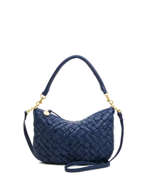 Petit Moyen Bag in Bright Navy Puffy Woven