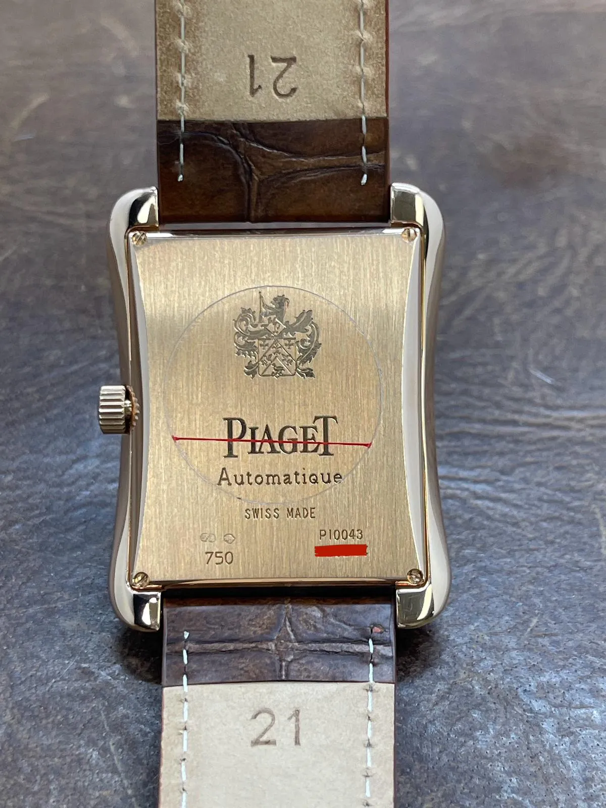 Piaget Emperador 18K Rose Gold G0A25037 Silver Dial Automatic Men's Watch