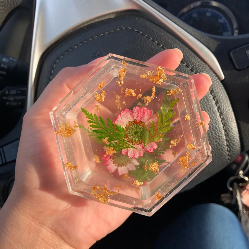 Pink Floral Jewelry/Trinket Box ♡