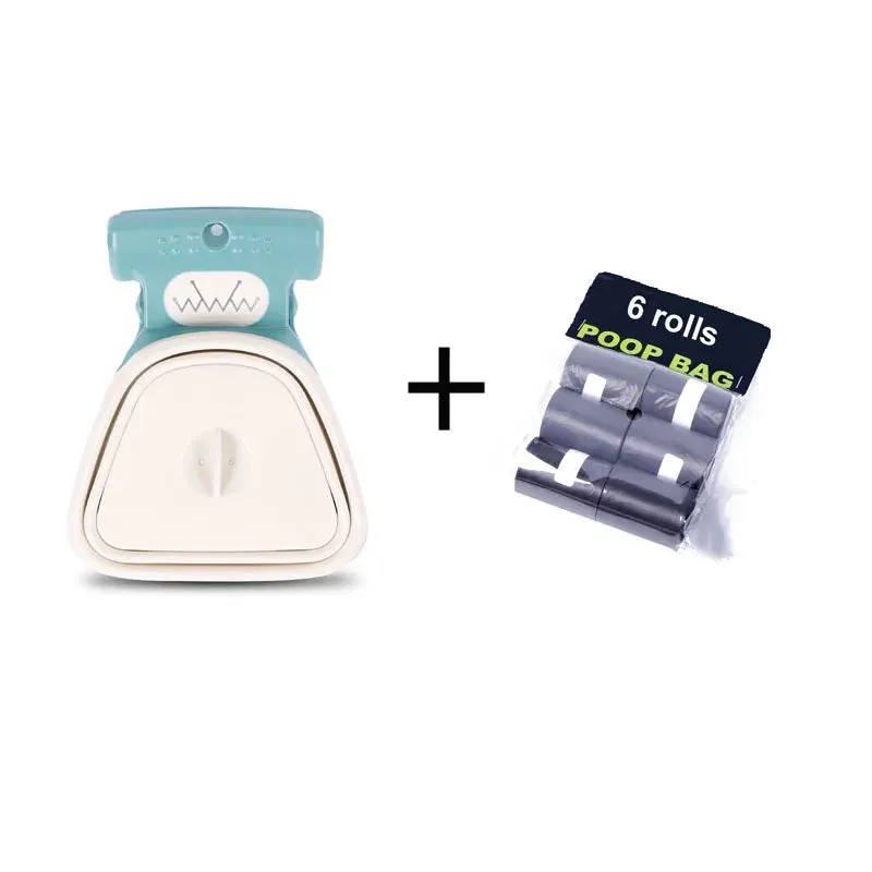 Portable Dog & Cat Pooper Scooper with Eco-Friendly Bags – Easy Clean-Up for Pet Travel