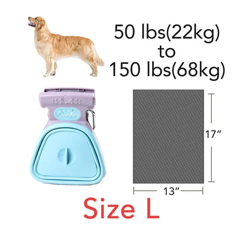 Portable Dog & Cat Pooper Scooper with Eco-Friendly Bags – Easy Clean-Up for Pet Travel