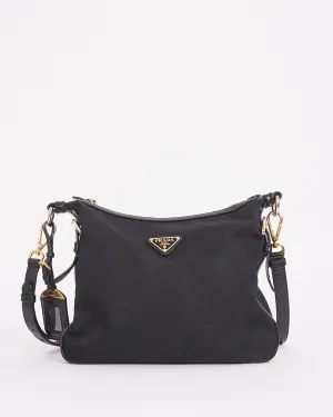 Prada Black Nylon Tessuto Crossbody Messenger Bag