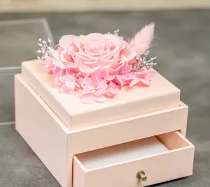 Preserved Rose Jewelry Box