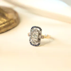 Princess cut Diamond Cocktail Ring