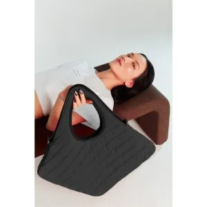 Puffer Diagonal Tote Bag