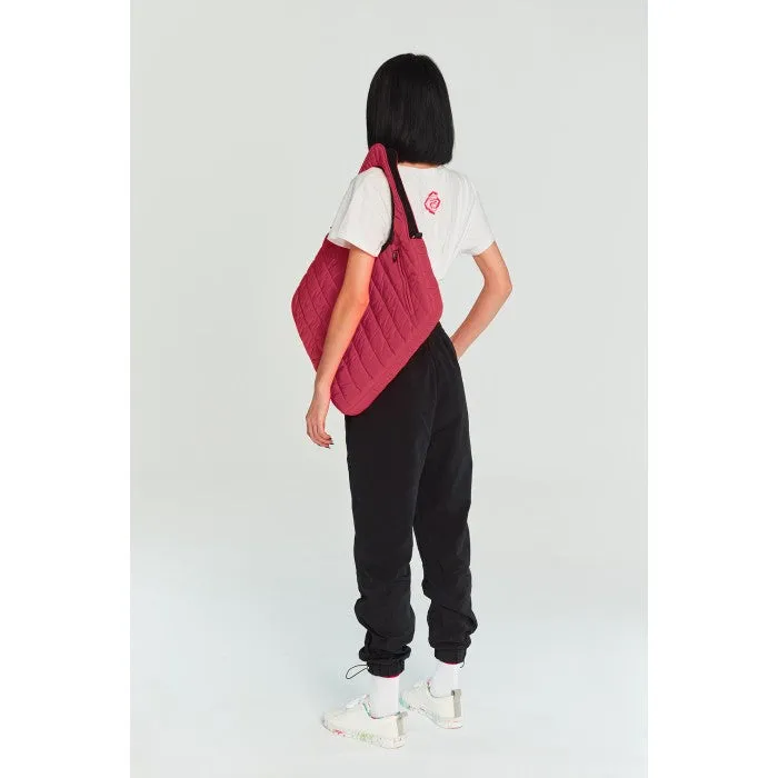 Puffer Diagonal Tote Bag