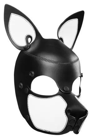 PUP "SCOUT" MASK - White & Black