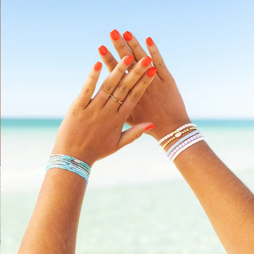 Pura Vida Seascape Stretch Bracelet ~ Surf's Up