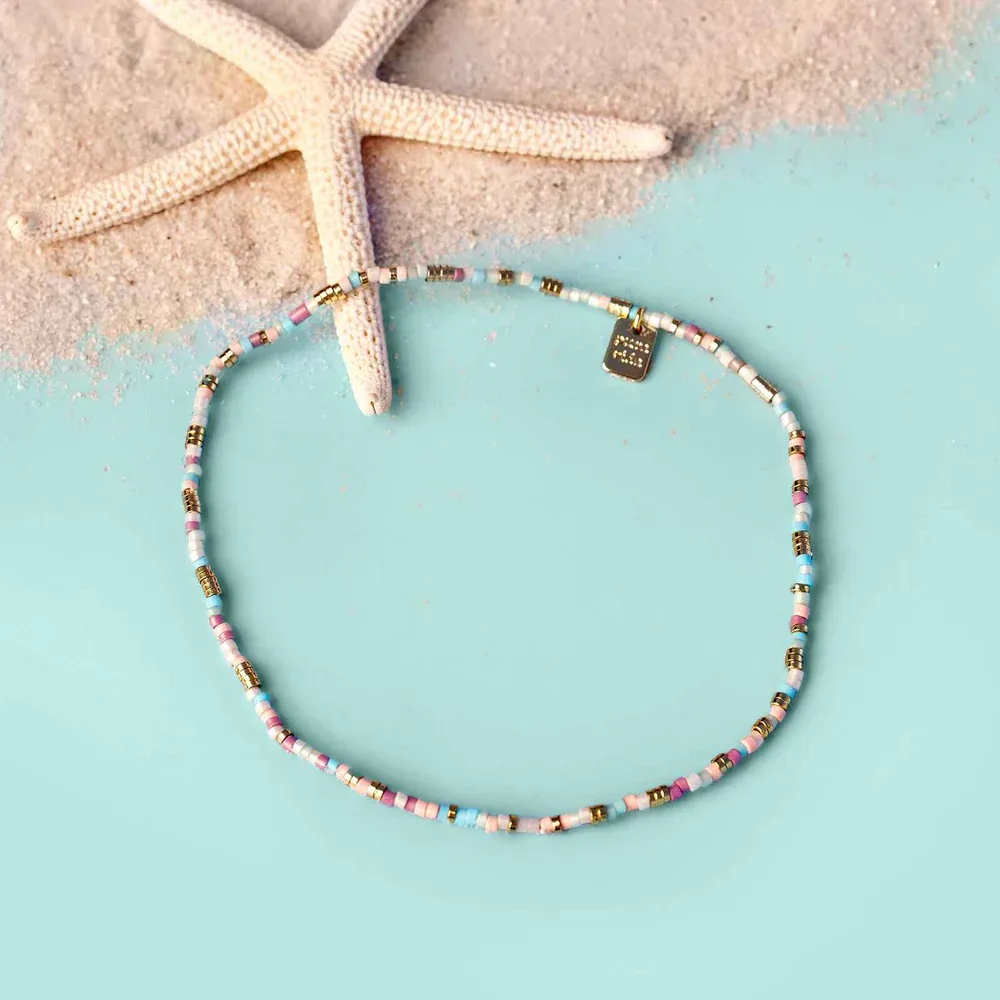 Pura Vida Stretch Anklet ~ South Beach