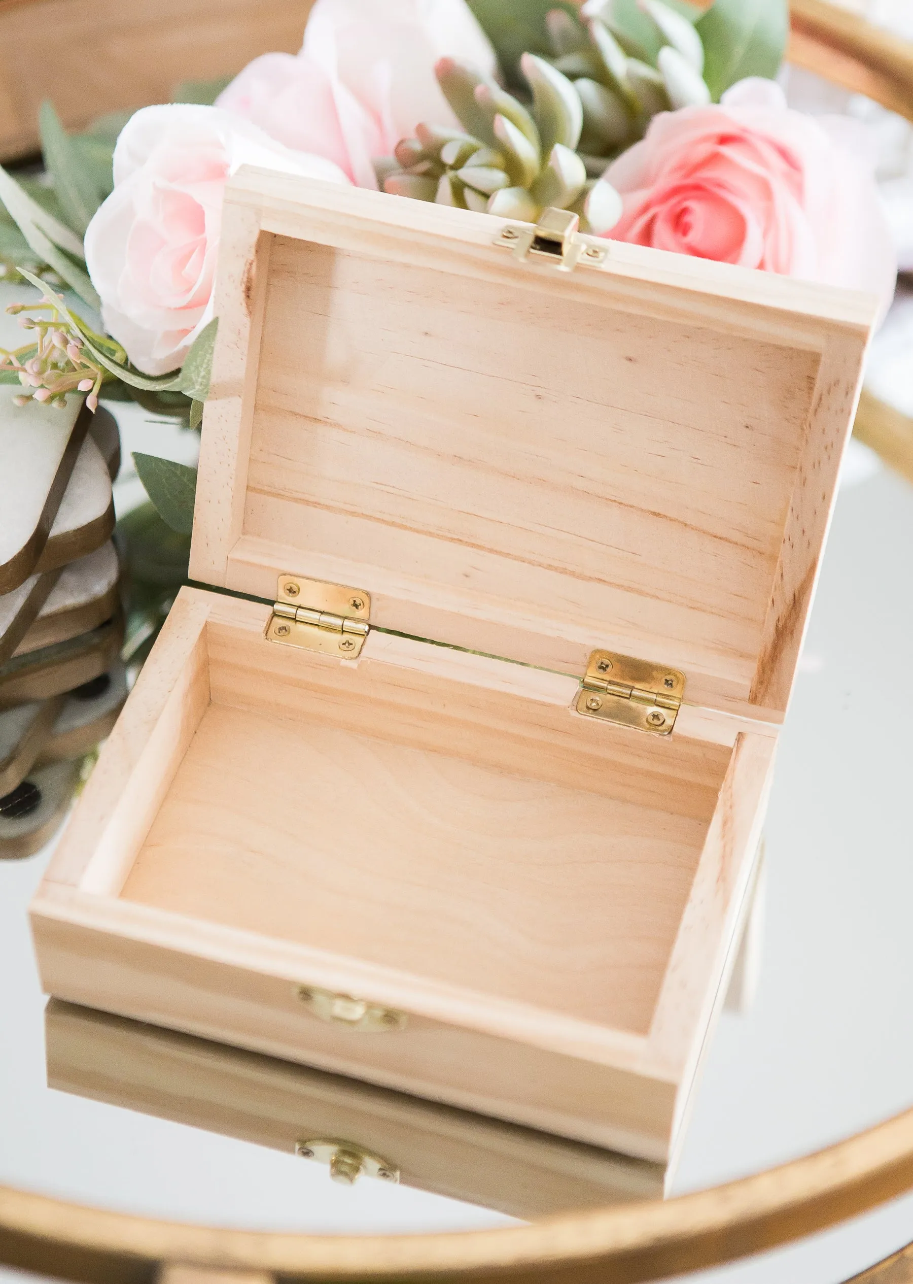 Purple Personalized Jewelry Box