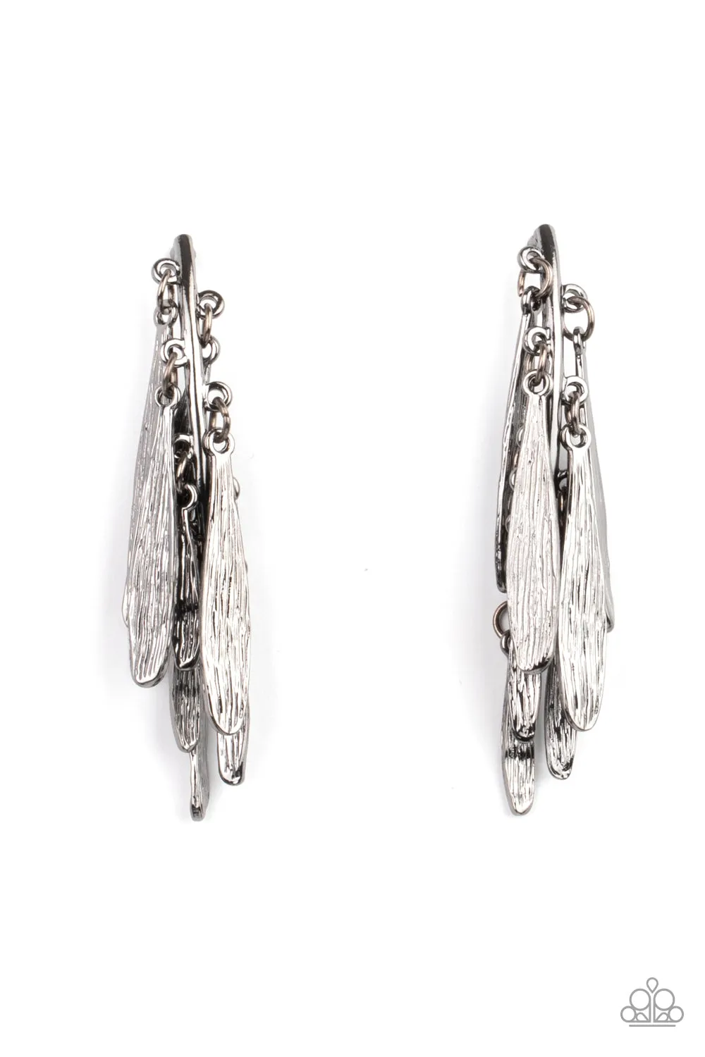 Pursuing The Plumes - Black - Paparazzi Accessories