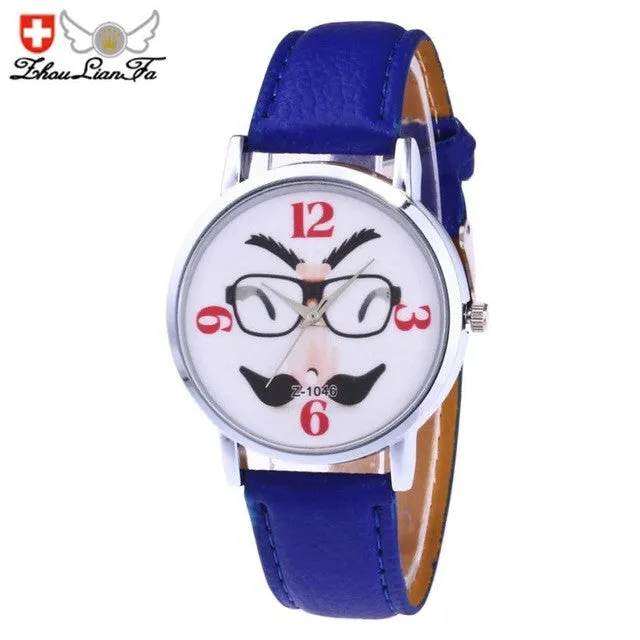 Quartz Round Dial Analog Wrist  Watch