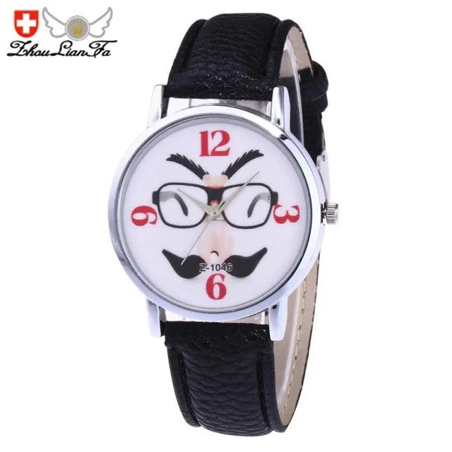 Quartz Round Dial Analog Wrist  Watch