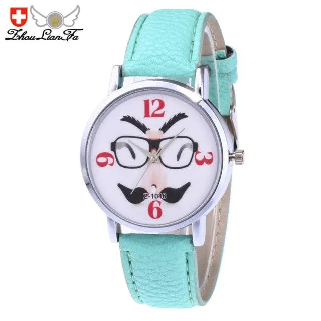 Quartz Round Dial Analog Wrist  Watch