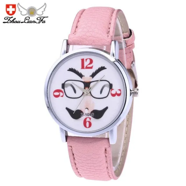 Quartz Round Dial Analog Wrist  Watch