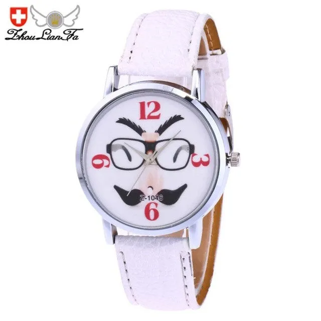 Quartz Round Dial Analog Wrist  Watch