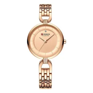 Quartz Women Luxury  Ladies Stainless Steel Bracelet Wristwatch