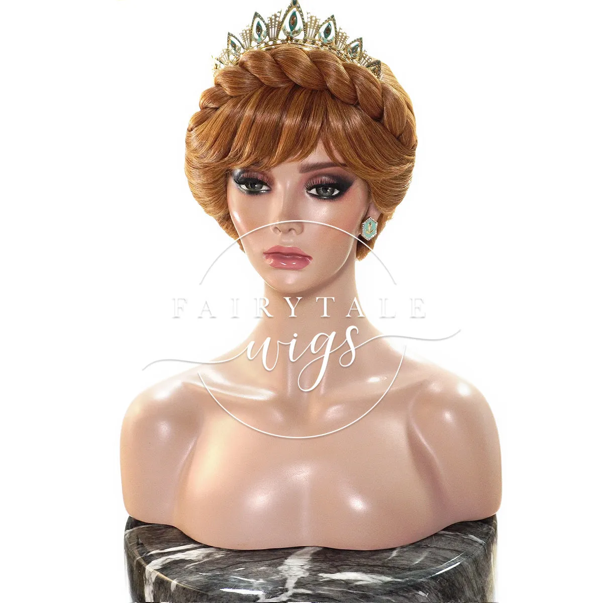 Queen Anna Frozen 2 Custom Wig - Park Inspired