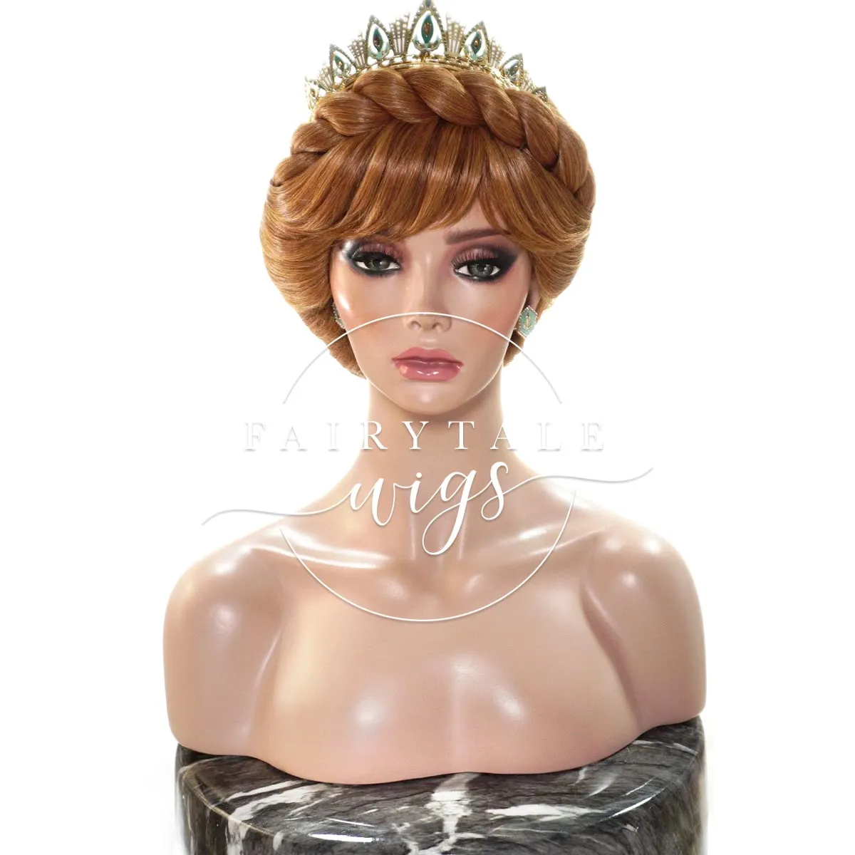 Queen Anna Frozen 2 Custom Wig - Park Inspired