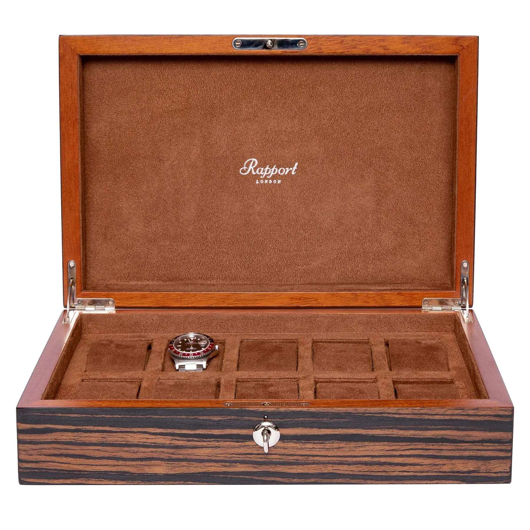 Rapport Heritage Ten 10 Watch Box - Macassar