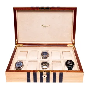 Rapport Labyrinth Ten Watch Box -10 Watches (Beige)