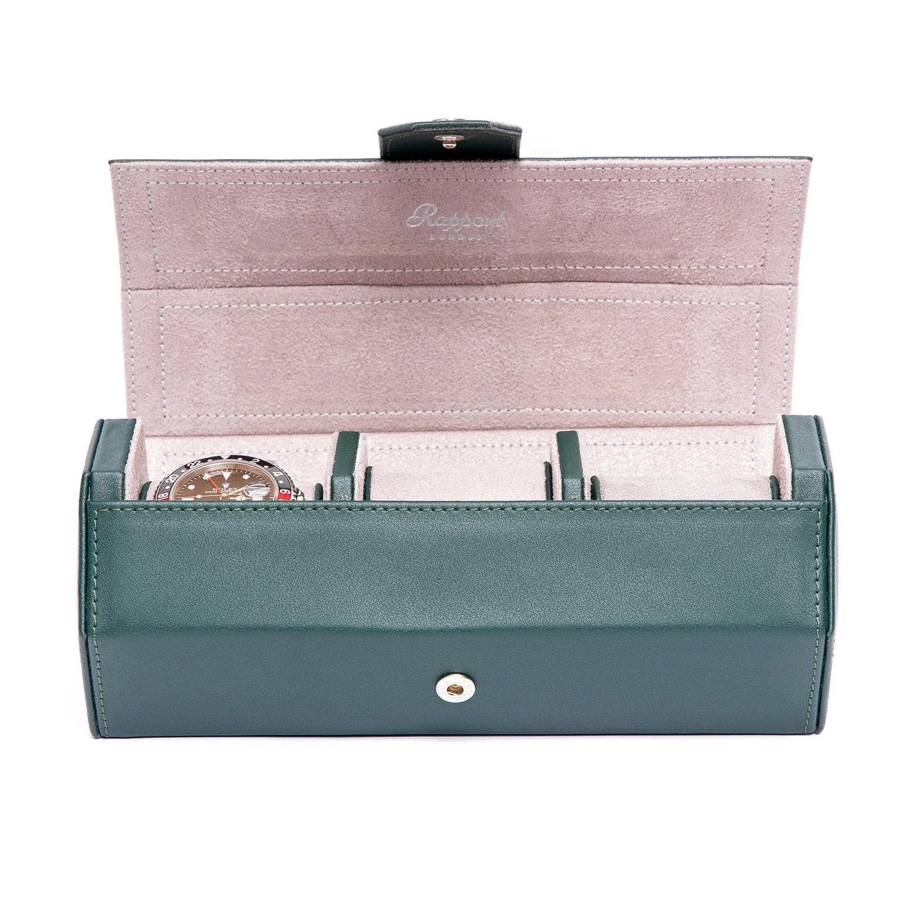 Rapport - Vantage Triple Watch Roll in Green Leather | D137